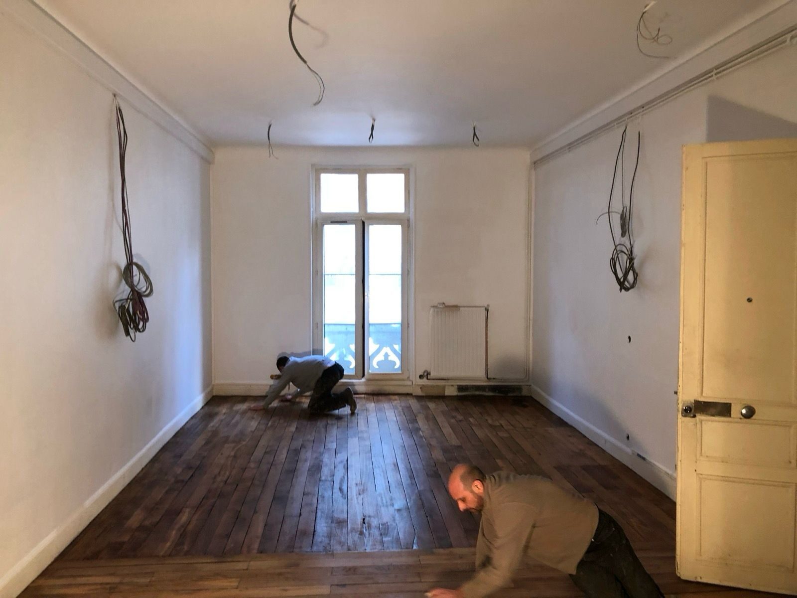 Chantier de rénovation en cours