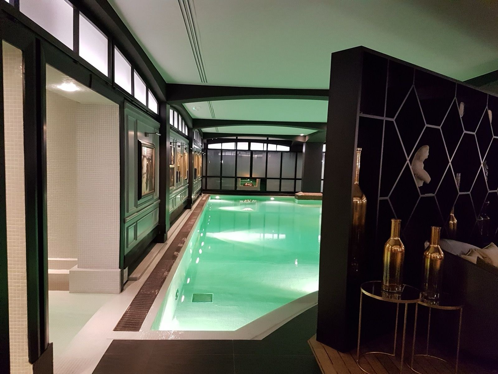 Réalisation DEGE — Spa & piscine de l'Hôtel Le Fouquet's, Paris